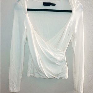 The Limited Wrap Blouse